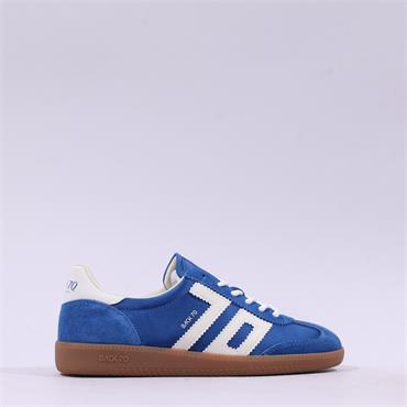 Back 70 Ghost Gumsole Retro Trainer - Navy White